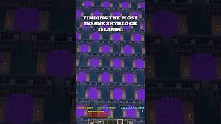 the most unique skyblock island you will ever see