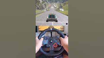 Highest jump car test - beamngdrive #shorts #beamngdrive