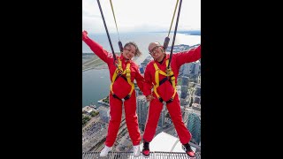 CN TOWER EDGE WALK FULL VIDEO