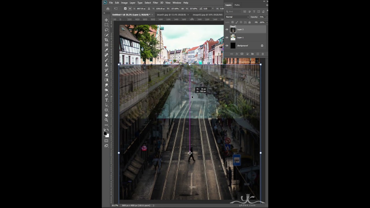 Surreal Road Photo Manipulation Photoshop Tutorial 
