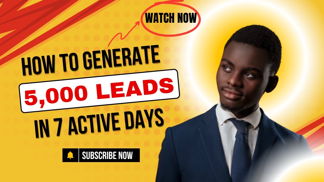 PT1. 5,000 Leads in 7 Days: Proven Strategies to Explode Your Sales ...
