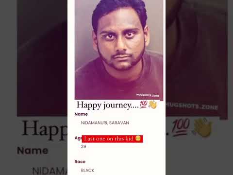 Saravan Nidamanuri Arrest Florida USA 🇺🇸 #SARAVAN #Nidamanuri