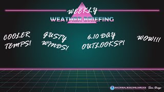 Weekly Weather Briefing - 10-9-2023