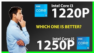 INTEL Core i3 1220P vs INTEL Core i5 1250P Technical Comparison