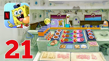 SpongeBob: Get Cooking - Gameplay Walkthrough Ham-A-Lot - Level 11-20 (iOS, Android)