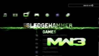 MW3 Creators Animated PS3 Theme + Free Download