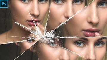 BROKEN MIRROR EFFECT | PHOTOSHOP EFFECT | PHOTOSHOP TUTORIAL