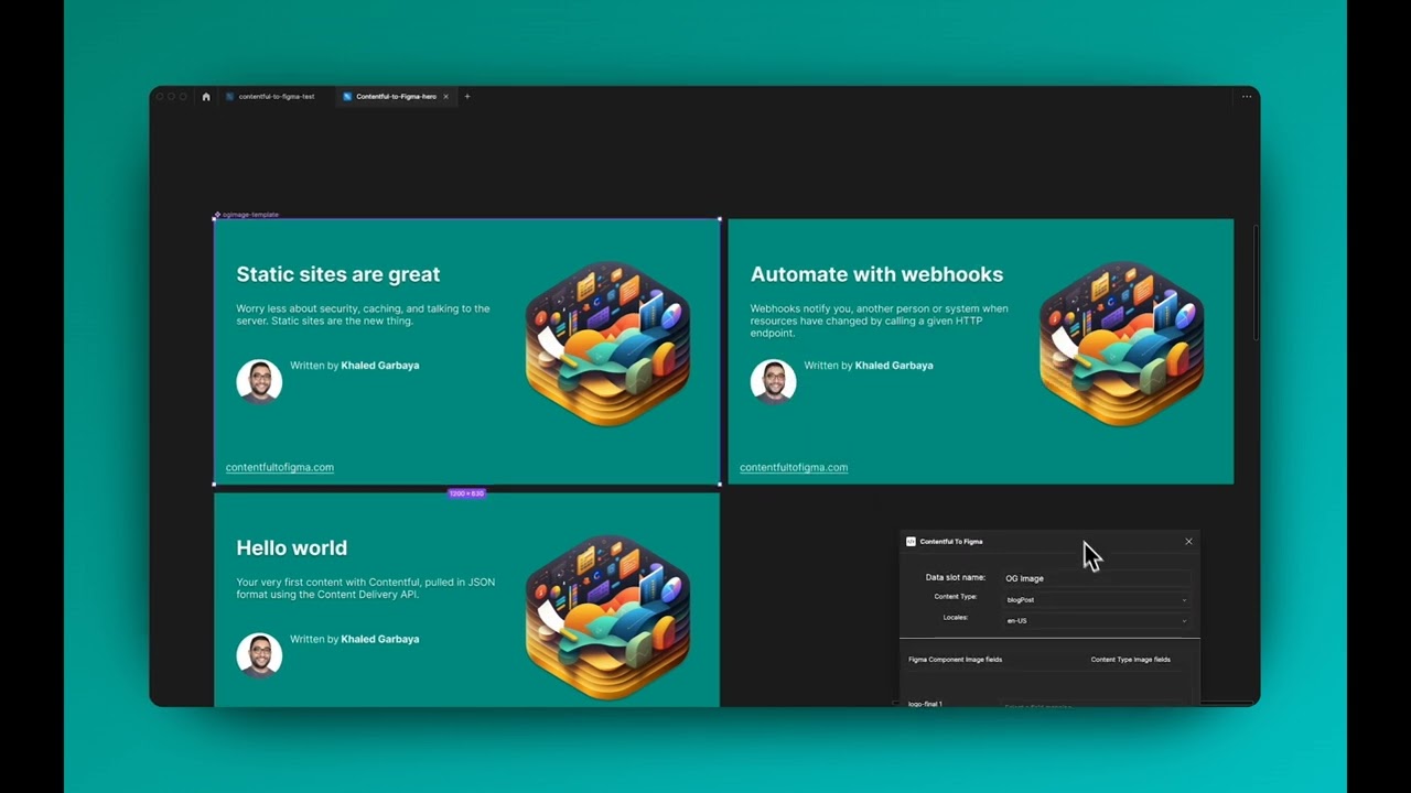 💫 Khaled Garbaya on LinkedIn: Introducing the new Contentful to Figma  Plugin