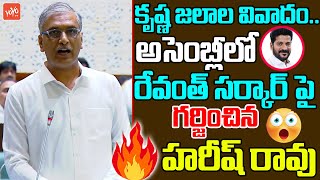 Former Minister Harish Rao POWERFUL Assembly Speech | Krishna River Water |KCR Vs CM Revanth |YOYOTV