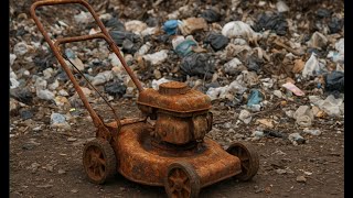 Restoring an old rusty lawn mower