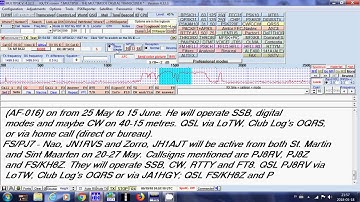 IBC Italian Broadcasting Corporation MFSK32 digital bullerin May 19th 2018 Shortwave
