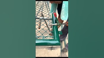 fence wire mesh installation tool | Fence wire mesh tool |wire fencing tool #shorts #short #jugaad