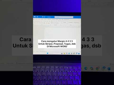 🔥Cara mengatur Margin Ukuran Kertas 4 4 3 3 untuk Tugas, Skripsi, & Proposal di Microsoft WORD