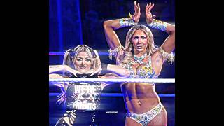 Charlotte Flair &amp; Alexa Bliss vs Nia Jax &amp; Lash Legend - Women's Tag Team Championship Edit 🥵🔥 #wwe