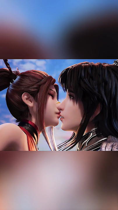 She surprised him with a kiss😍|spirit sword sovereign|| #kiss #shortsviral #donghua #shortfeed #love