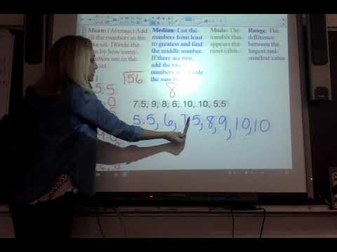 Fifth Grade Math, Mean, Median, Mode, & Range
