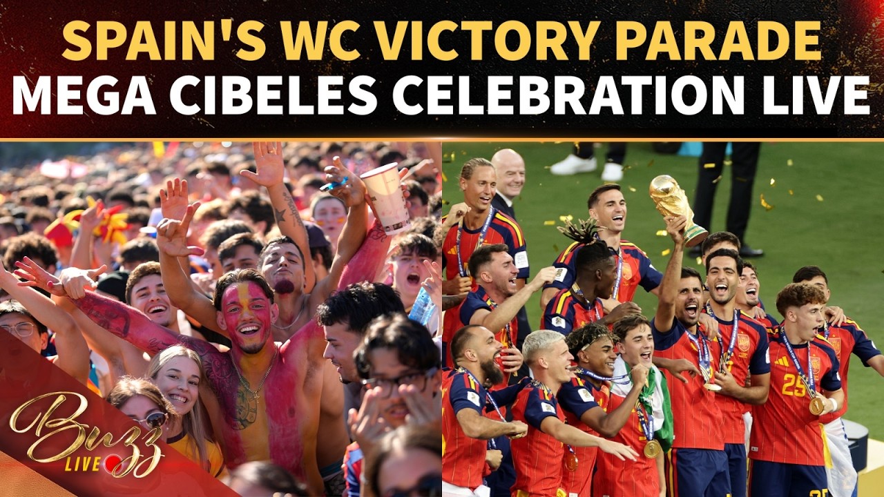 Spain's World Cup Victory Parade: Champions Celebrate With FANS In Madrid