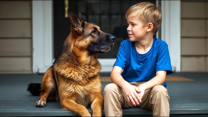 German Shepherd Notices a Boy With Down Syndrome — His Reaction Will Bring  Tears to Your Eyes - YouTube