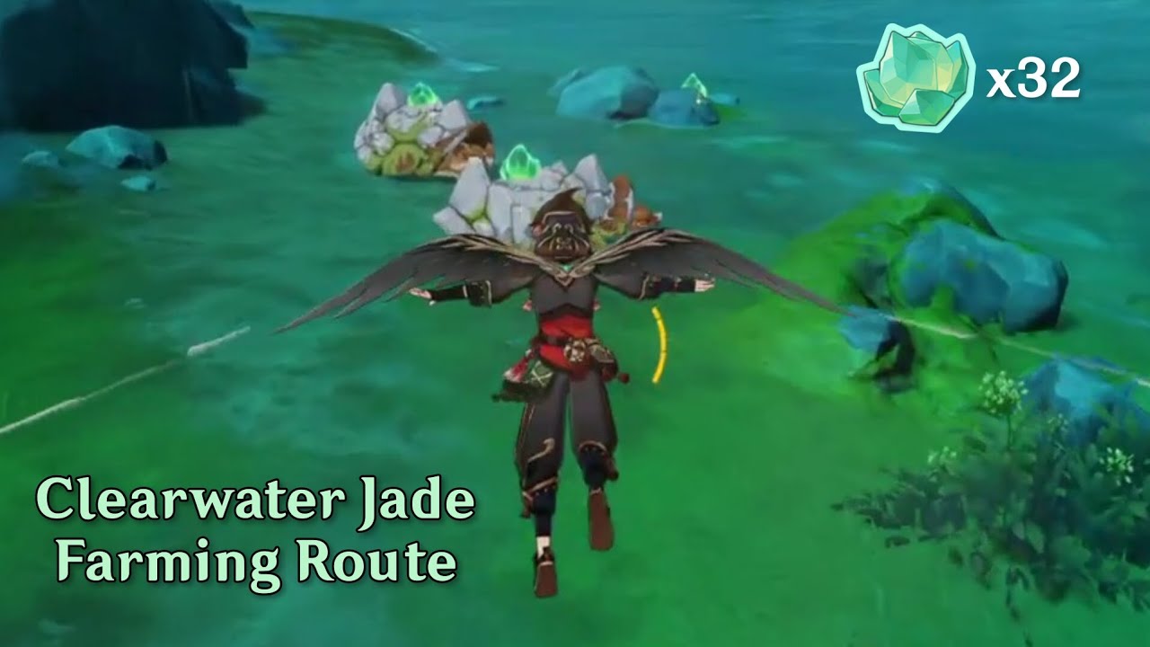 Clearwater Jade Farming Route | Genshin Impact