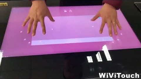 2018 new design 32inch interactive touch table