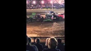 2014 Ashtabula County Fair demolition derby