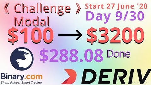 $100 to $3200 Challenge | $288.08 Done | start 27 june 
