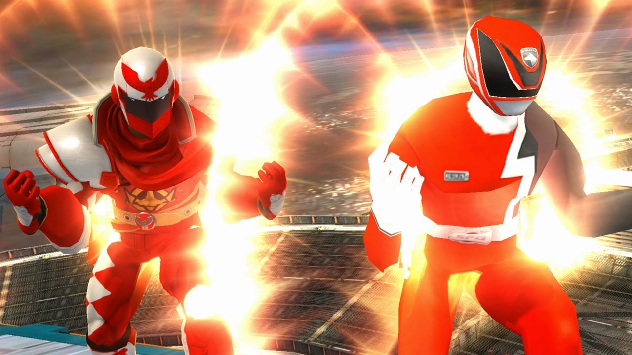 RED POWER RANGERS IN SUPER SMASH BROS! (Smash 4 Wii U Mods Skin