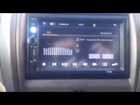 Магнитола 7010b не работает экран
