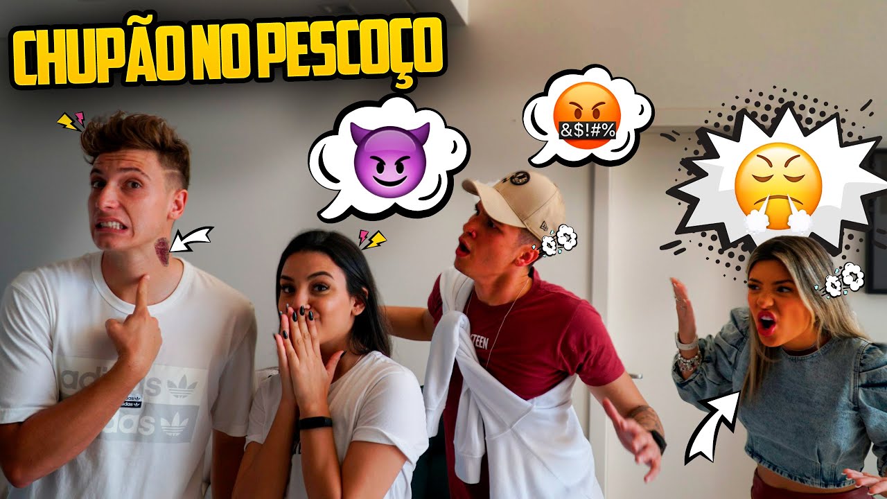 A THAI ME DEU UM CHUPÃO NO PESCOÇO E O BIEL PEGOU NO FLAGRA!!