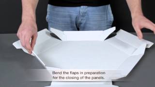 How to assemble a Traditional Hat Box