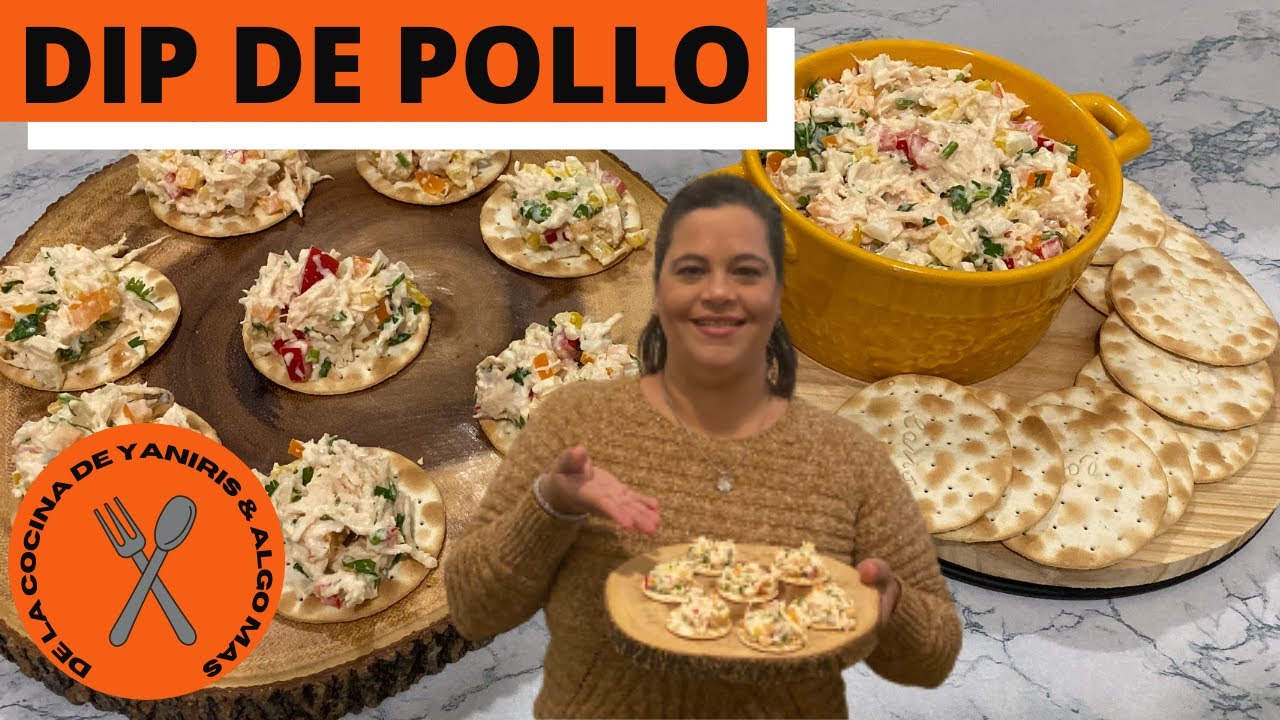 DIP DE POLLO Fácil y Rápido/ Chicken dip / Receta de la cocina de Yaniris 2021