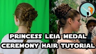 Princess Leia Medal Ceremony | Star Wars Hair Tutorial