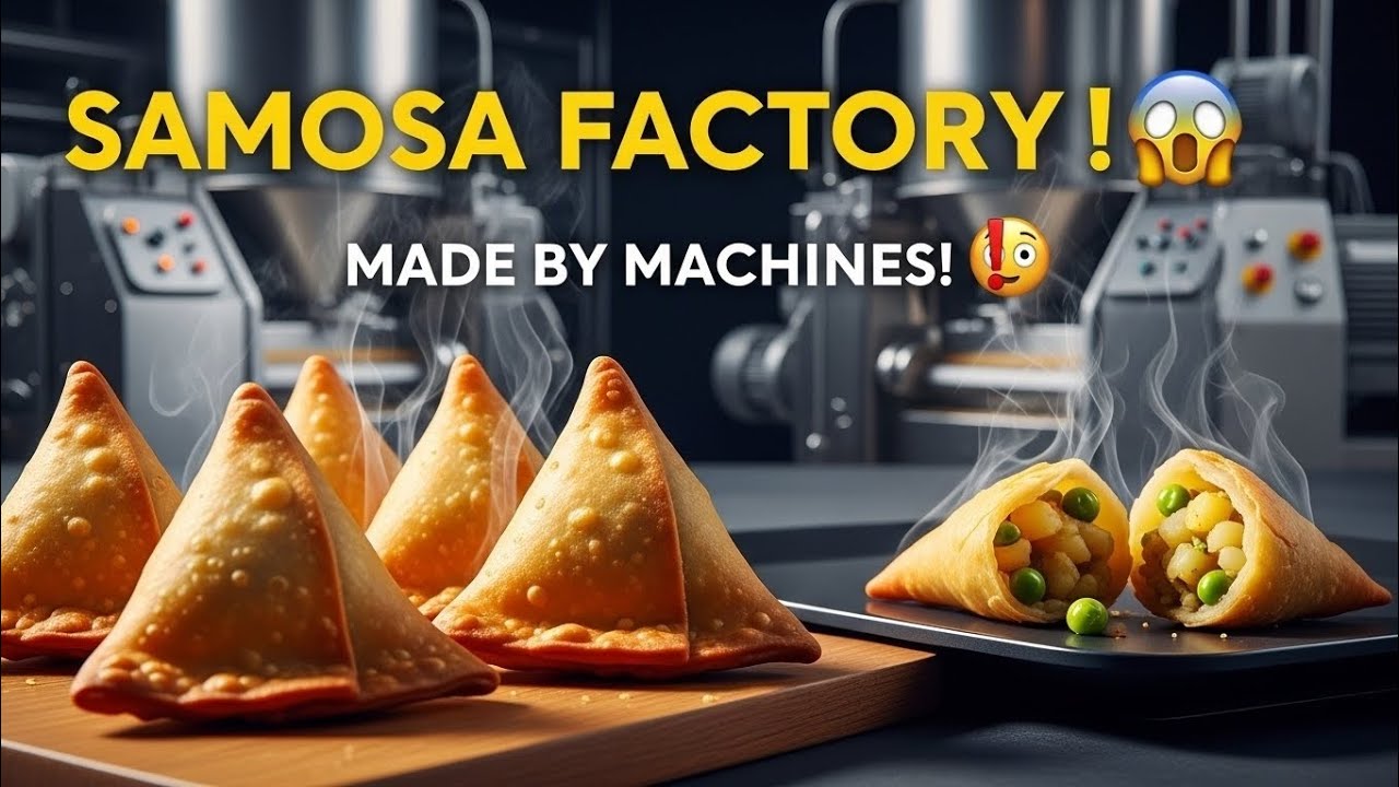 Inside a Samosa Factory | Millions of Samosas Made Every Day - YouTube