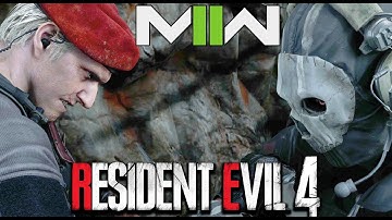 Resident Evil 4 - COD MW2 Ghost Darkwater vs Agent Krauser Mod by Wiwilz 2K