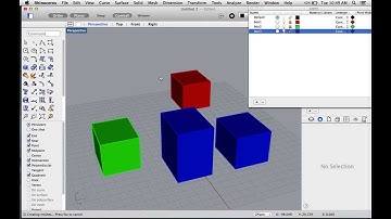 How to change Layers: Rhino 3D