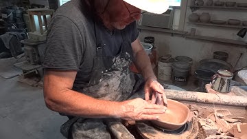 Lugging, fettling and finishing butter dish -PART 2 -July 25 with Simon Leach