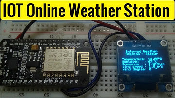 IOT Based Weather Station || NodeMCU with OLED & OpenWeatherMap