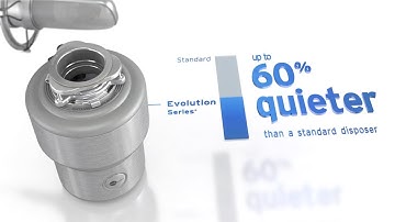 InSinkErator Evolution Food Waste Disposer - Less Noise
