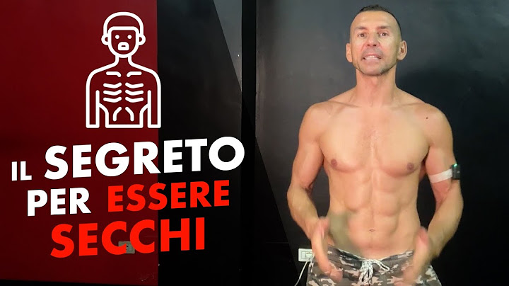 Come fai ad essere così Secco | Ecco il mio segreto