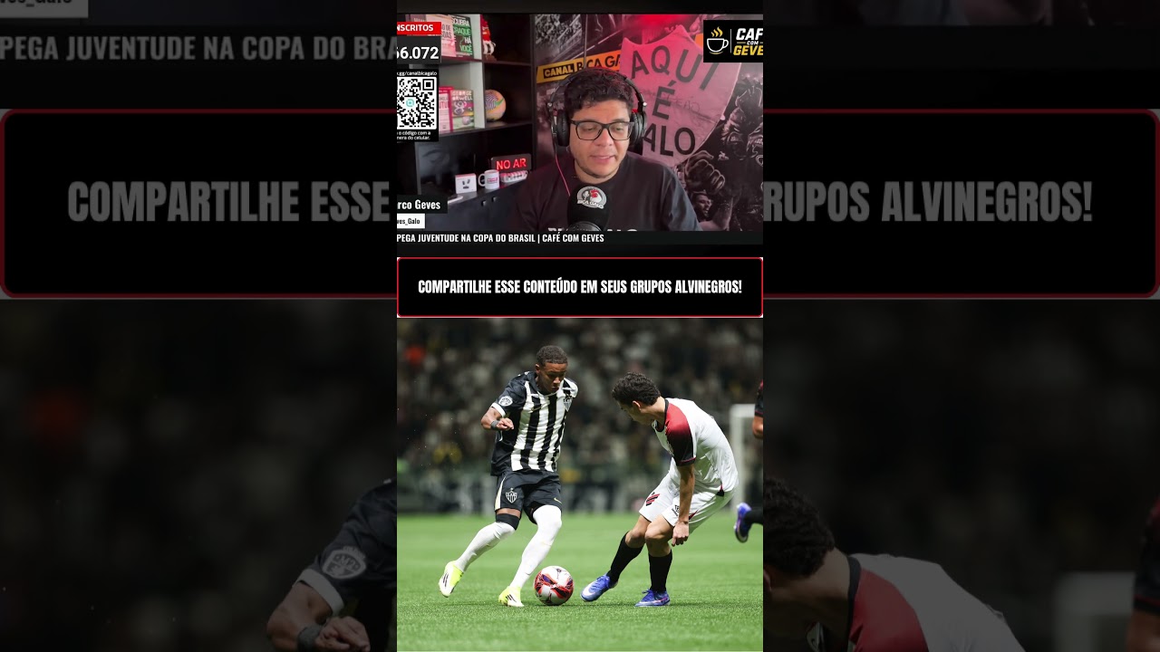 ‘NOVO NEYMAR’: JORNAL TRAZ INTERESSE DE GIGANTE EUROPEU EM JOIA DO GALO!