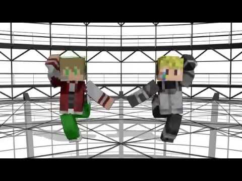 〔minecraftMMD〕 「からくりピエロ」　ハヤト＆yukohina