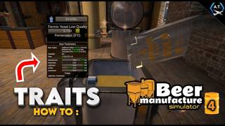 Beer Manufacture Simulator | EP# 4 | Your Guide To Understanding Beer TRAITS !