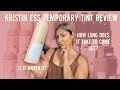 KRISTIN ESS TEMPORARY TINT REVIEW | how long does it ACTUALLY last?🧐