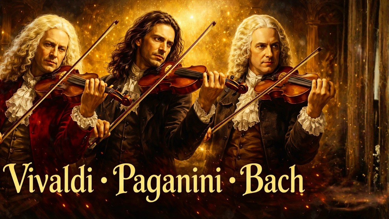 🎻Epic Classical Solo Violin 🎻 Vivaldi Paganini Bach | Old Era Music | Relaxing Classical