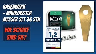 BEWERTUNG (2025): RASENWERK - Mähroboter Messer Set 36 Stk. Infos