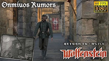 Return to Castle Wolfenstein. Mission 1 "Ominous Rumors" [HD 1080p 60fps]