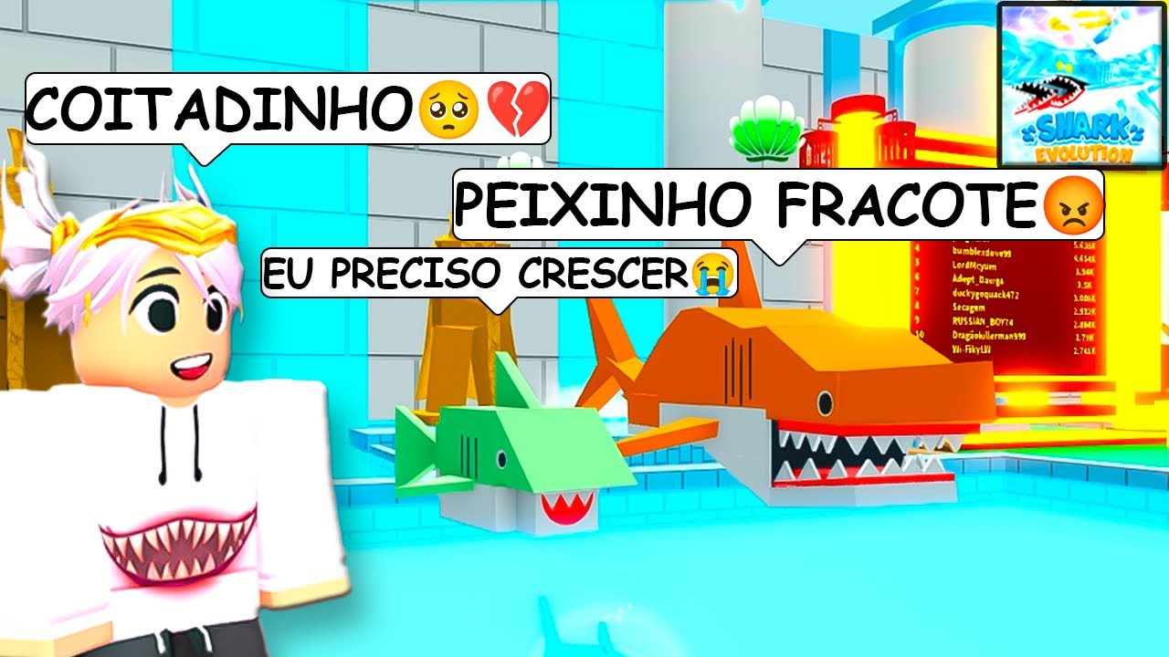 Ele Achou Que eu Era Pequeno e Fraco Então Fiquei Muito Forte - Roblox 