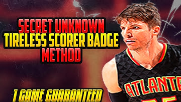 Secret Tireless Scorer Badge 2k17 Method | Hall Of Fame | NBA 2k17 Badge Tutorial | NBA 2k17 Glitch