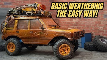 How To Weather an RC Body The EASY Way! | Scale Mud and Grime!