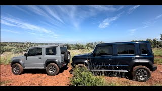 We give the new Suzuki Jimny 5 Door (Jimny XL) a 4x4 workout and compare it to the 3 Door : Part 1